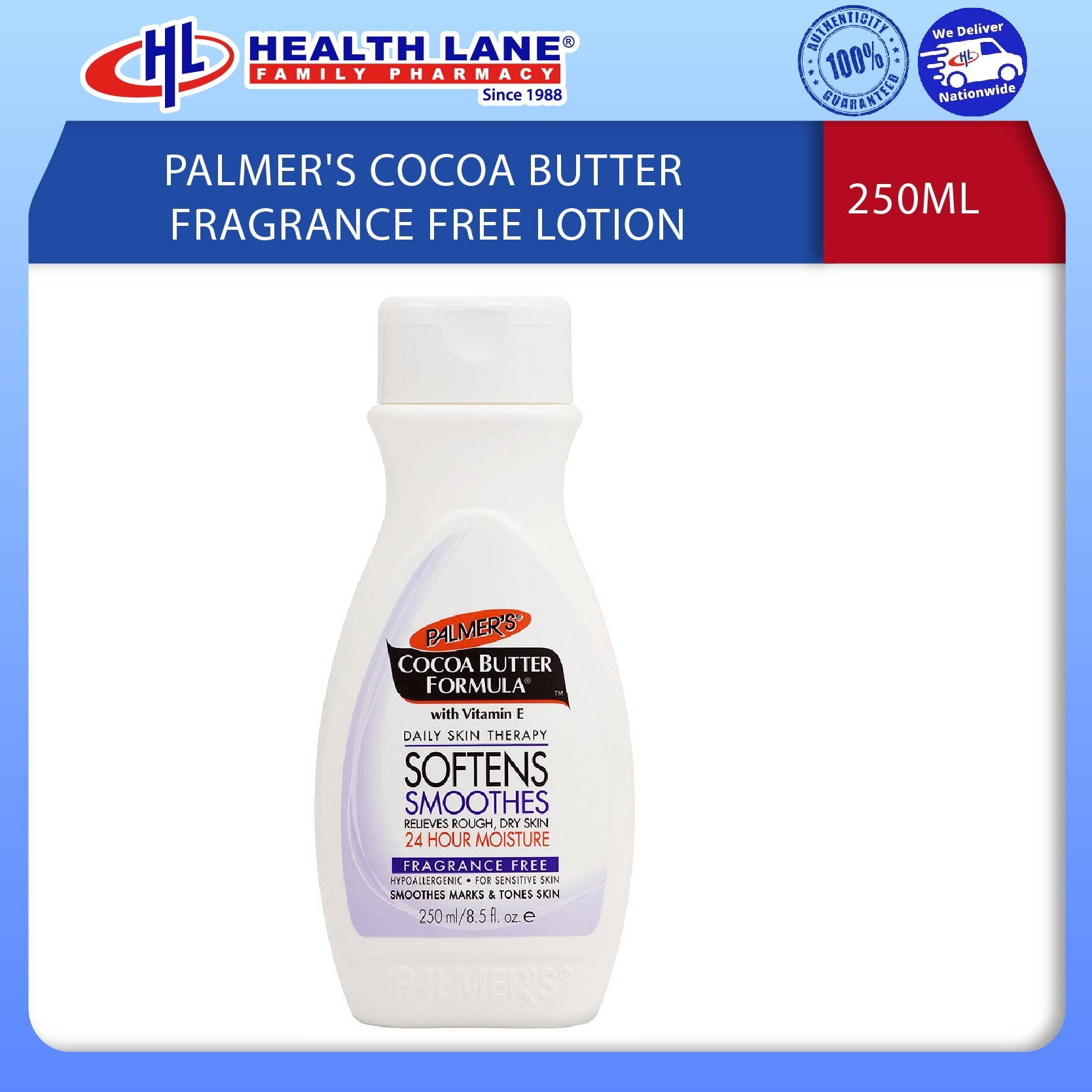 PALMER'S COCOA BUTTER TANPA BAU LOSYEN 250ML